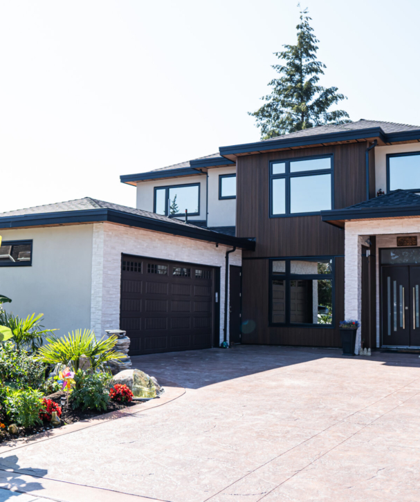 Completed residential home framed by Sangha Framing in Surrey British Columbia