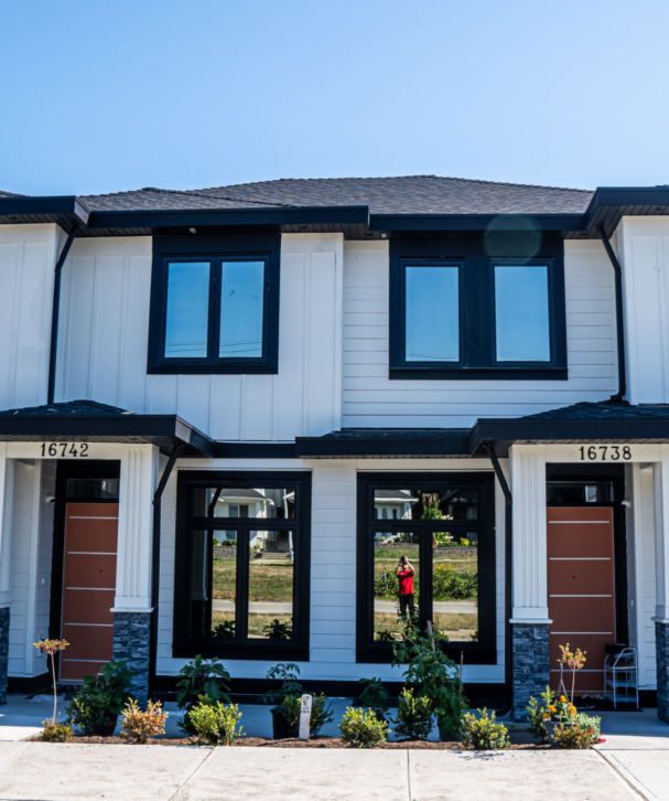 Completed residential home framed by Sangha Framing in Surrey British Columbia