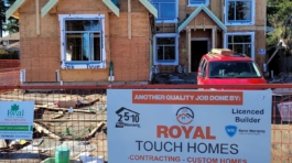 Custom home wood framing project in Surrey BC by Sangha Framing