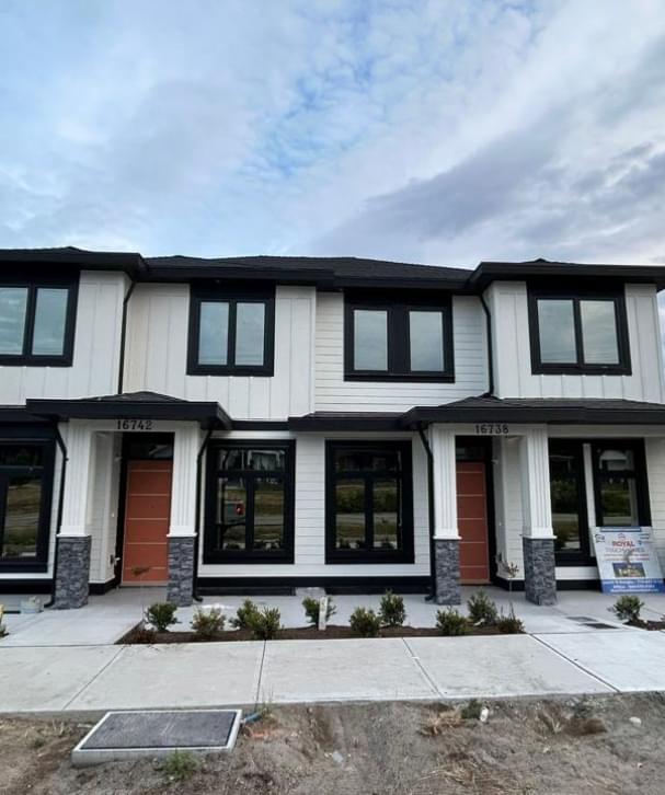Completed residential home framed by Sangha Framing in Surrey British Columbia